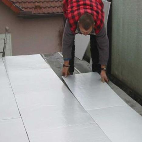 Verlegen von Fliesen